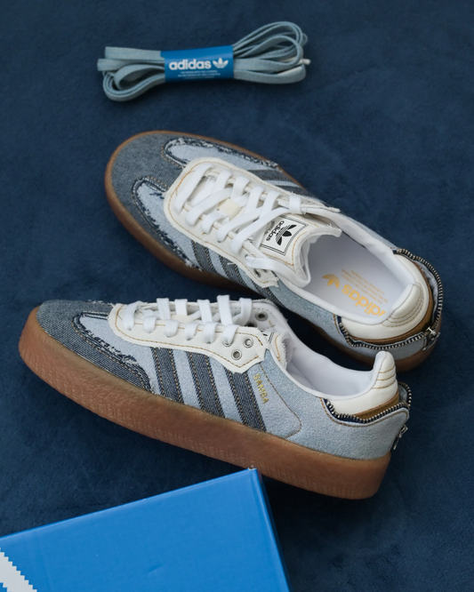 atmos x Adidas SAMBAE W Stacked Denim II0001
