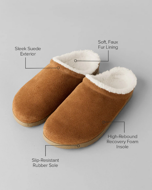 Alo Yoga Sherpa Recovery Slipper Saddle Ivory